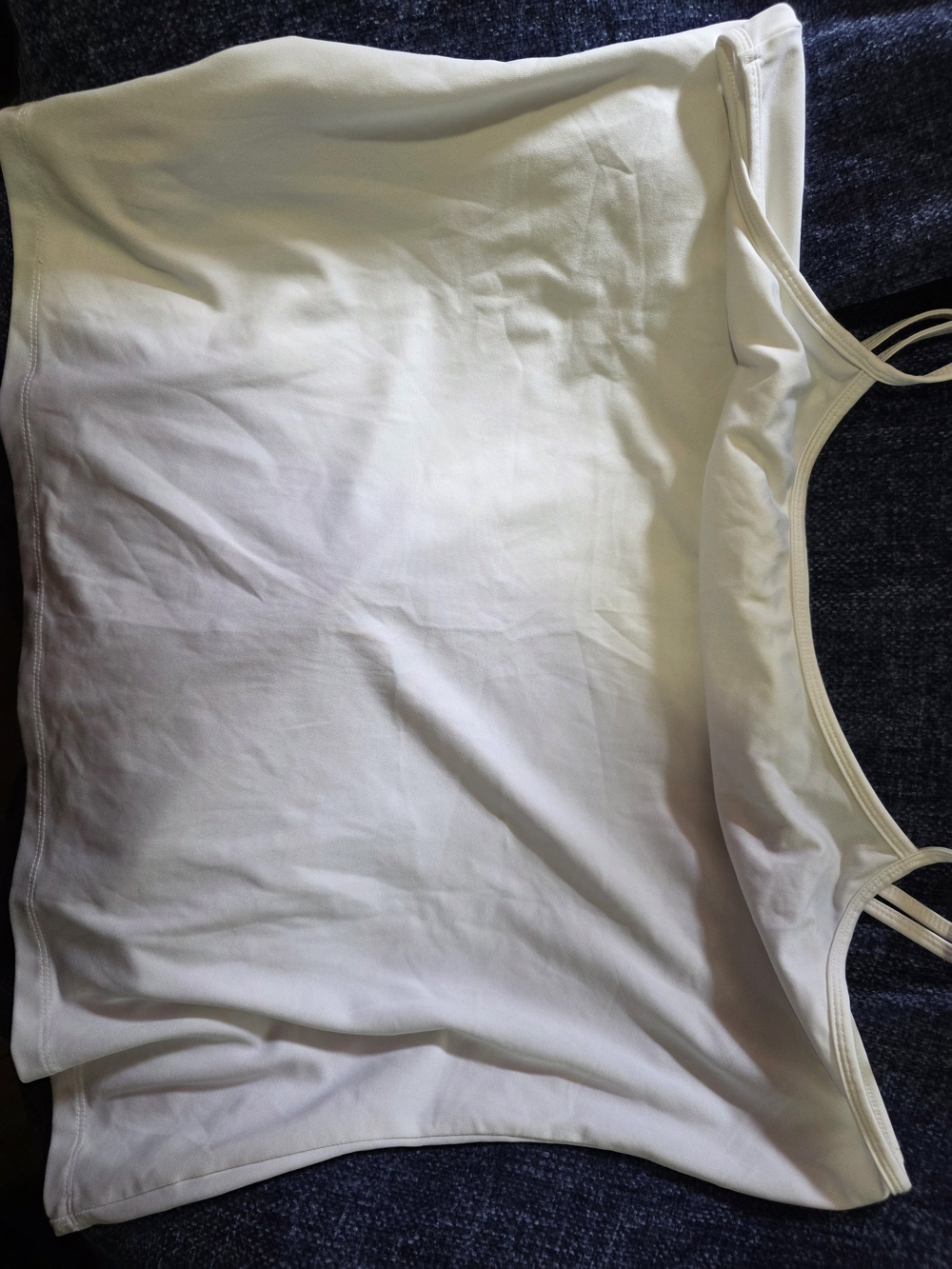 Fashion Bug White Double-Strap Tank